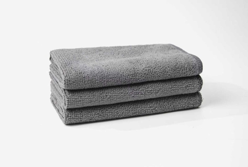 Microfiber Cleaning Cloth | 12 Pack | 16” x 16” | Gray gallery