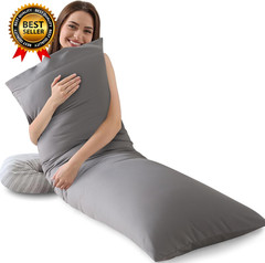 Memory Foam Body Pillow Insert, Soft Large Long Bed Pillow for Adults, Breathabl