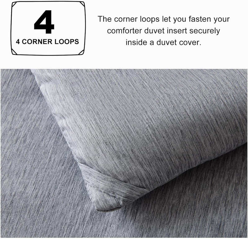 Twin/Twin XL Comforter Set Dorm Bedding - 2 Pieces Grey Twin Extra Long Soft Lux gallery