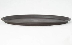 Oval Plastic Brown Humidity/Drip Tray for Bonsai Tree & House Indoor Plant – …
