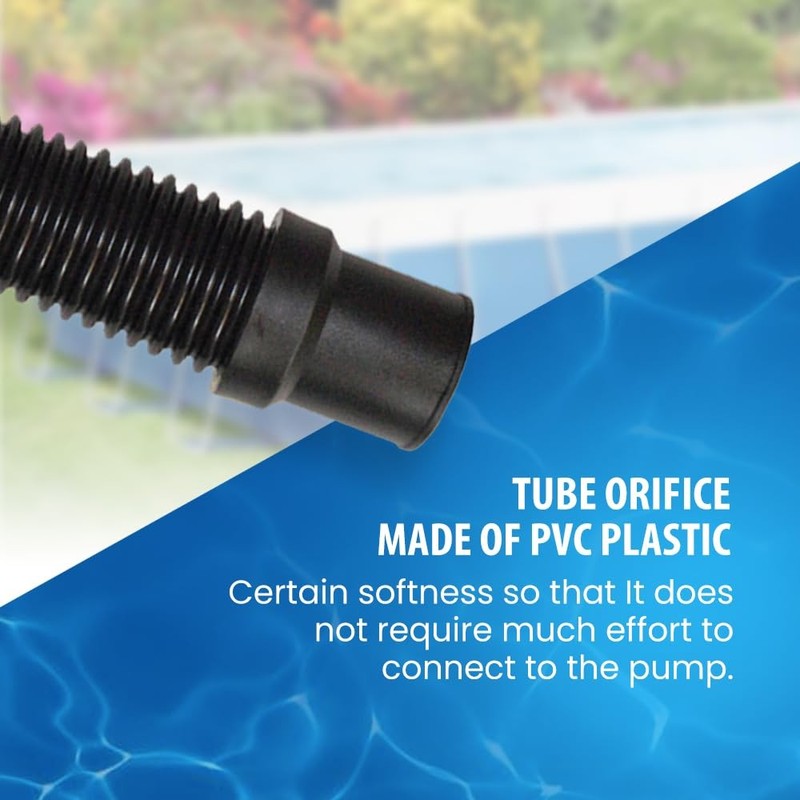 "Premium Pool Pump Filter Hose 11/2 in. x 4 ft, Durable Black USA Made" gallery