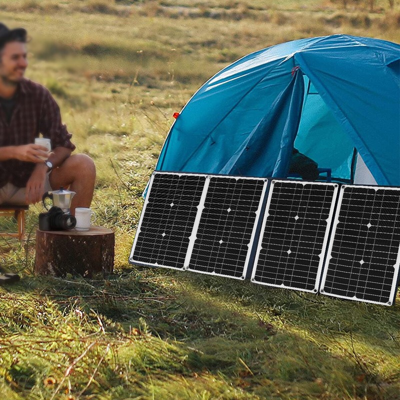 400W 12V Solar Panel Kit 100A Battery Charge Controller For Caravan RV Boat USA gallery