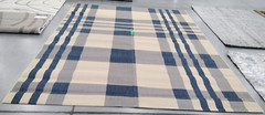 BEIGE / BLUE 9′ X 12′ Missing Thread Rug, Reduced Price 1172728687 CY6201-233-9