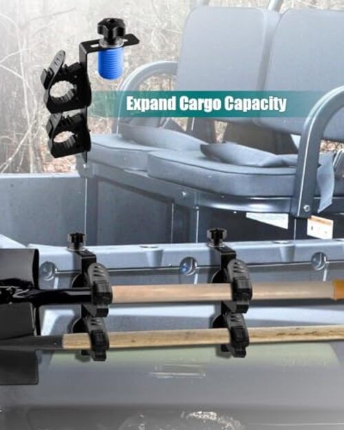 UTV Tool Holder Bed Mount with Rotatable Rubber Clip Compatible with Polaris gallery