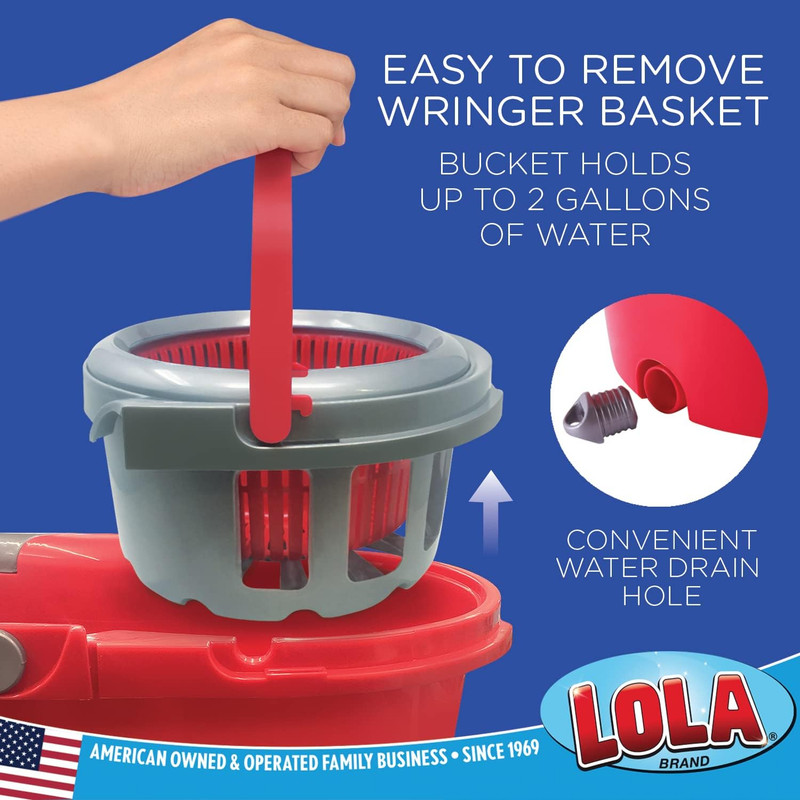 Revolution Microfiber Spin Mop System with 360° Action for All Hard Floors gallery