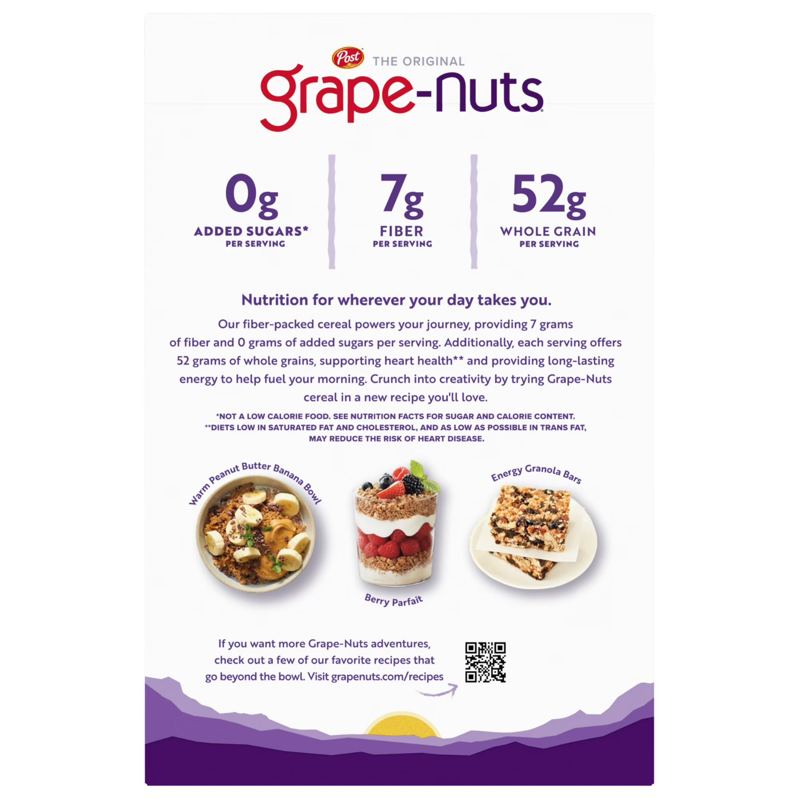 Post Grape Nuts Original Breakfast Cereal, Crunchy Breakfast Cereal 29 oz Box gallery