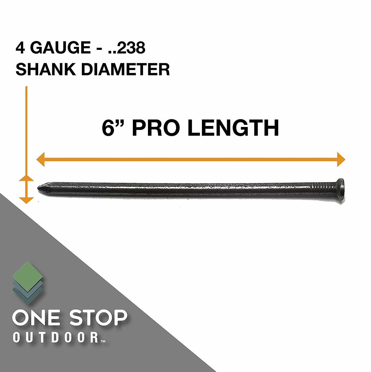 PRO-GRADE, 5-lbs Bag 6"in Artificial Turf Grass Nails / Stake - Synthetic Grass gallery