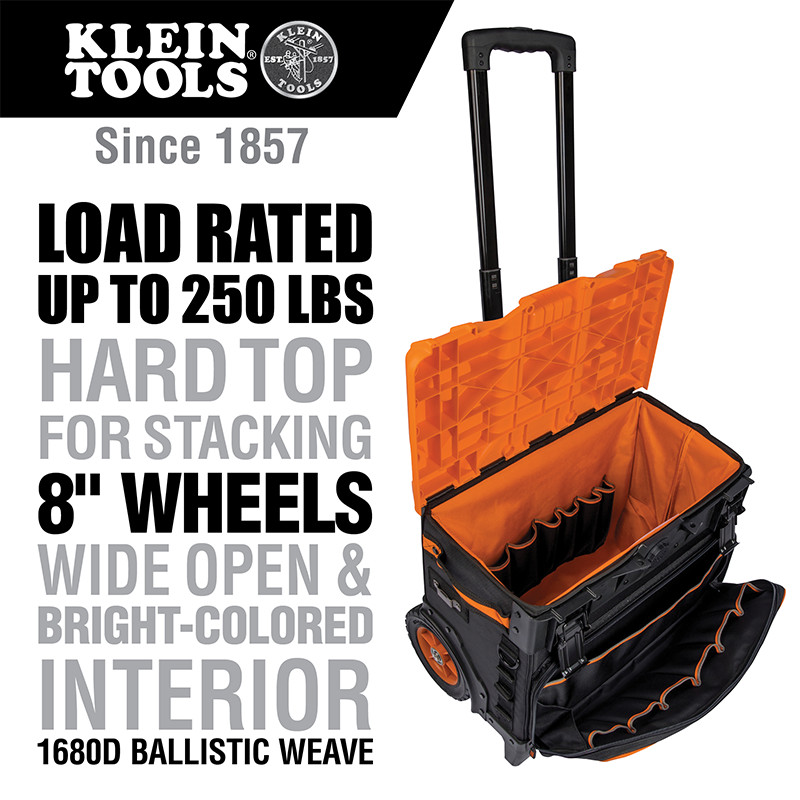 Klein Tools 55473RTB Tradesman Pro™ Tool Master Rolling Tool Bag gallery