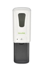 Alpine 430-L-T Automatic Hands-Free Liquid/Gel/Soap Dispenser w/Drip Tray-White
