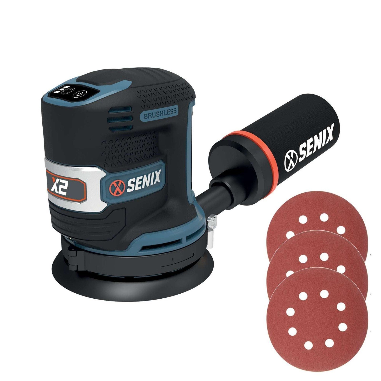 SENIX 20V Random 5" Orbit Sander 3 Speed Modes PSX2-M1-0 *TOOL ONLY* gallery