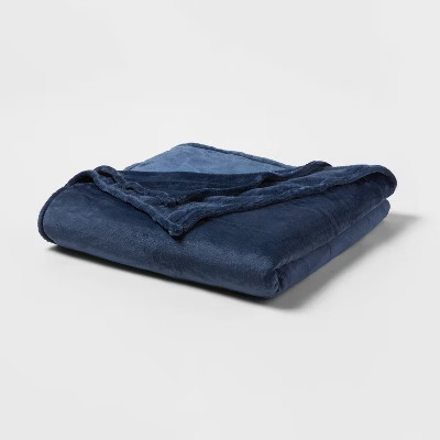 Threshold Microplush Throw Blanket Oversized 92x90 Midweight Post-Consumer gallery