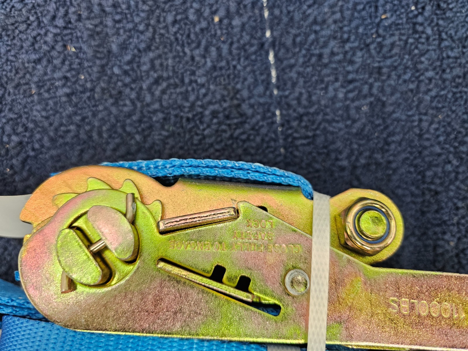 (QTY 5) USCC Ratchet Strap Break Strength 6,000lbs Work Load Limit 2,000lbs gallery
