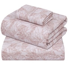 100% Cotton Sheets – Cooling & Crisp Twin XL Size Percale Sheets Sets, 16″ De…