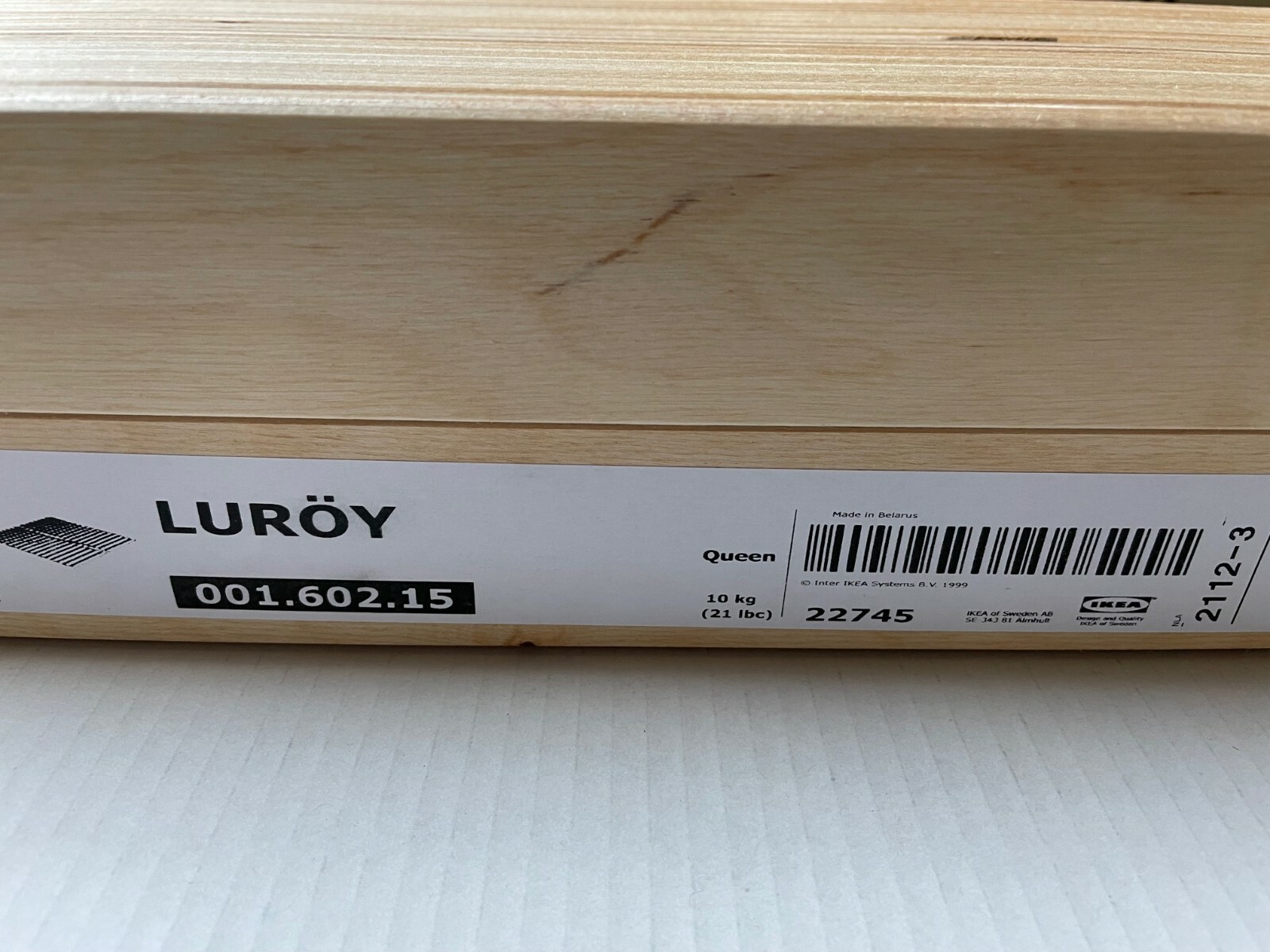 Ikea LUROY Queen Slatted bed base - NEW gallery