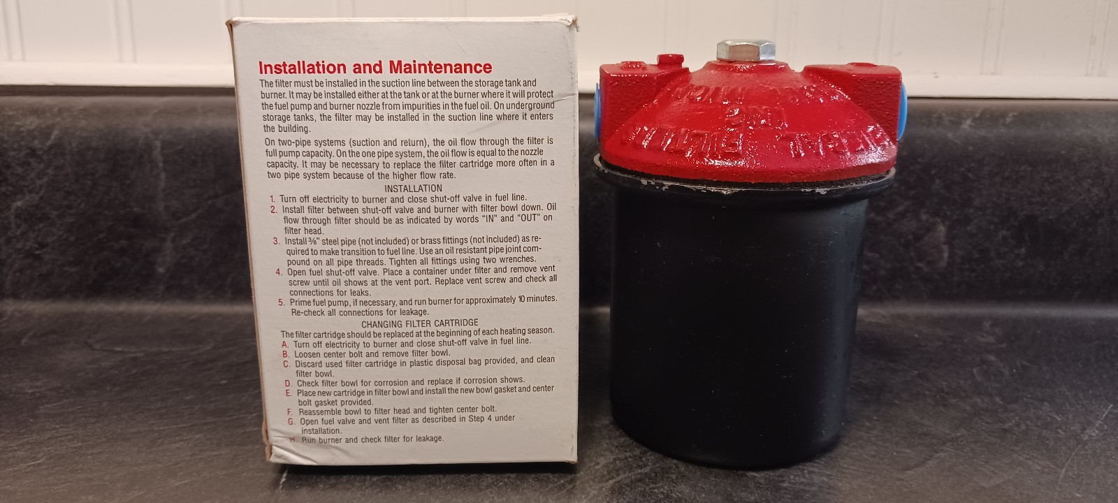 General Filter Model 1A-25A Fuel Oil Filter; BRAND NEW! gallery