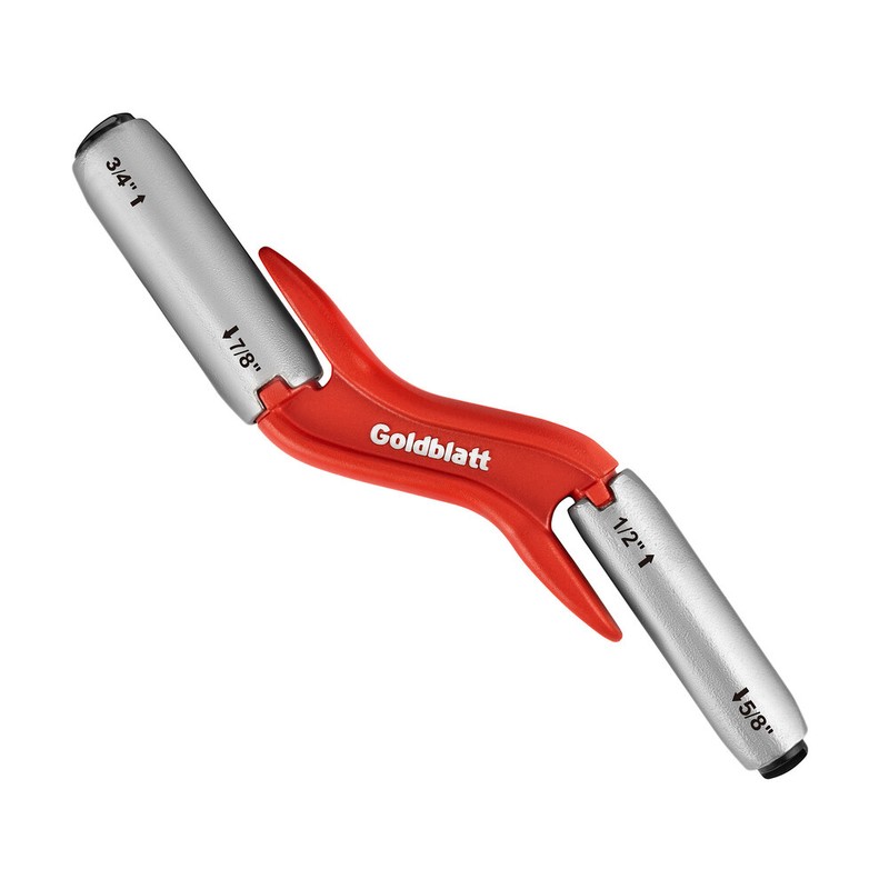 Goldblatt RED Masonry Brick Jointer Tool 1/2in 5/8in 3/4in 7/8in Barrel Jointer gallery