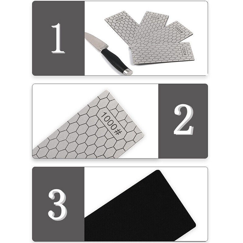 Grindstone Whetstone Diamond Knife Sharpener Kitchen Tools Sharpening Stone US gallery