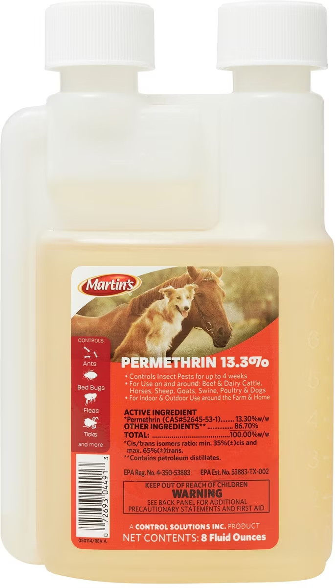 Martin's Permethrin 13.3% Multi-Purpose Insecticide Concentrate, 8-fl oz bottle gallery