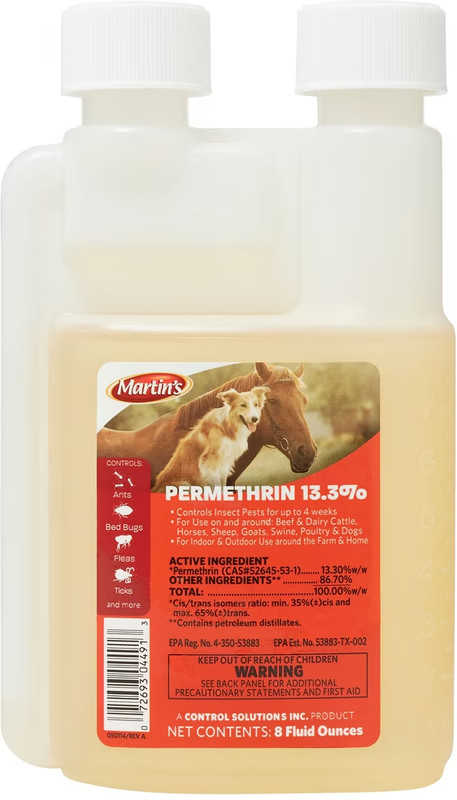 Martin's Permethrin 13.3% Multi-Purpose Insecticide Concentrate, 8-fl oz bottle gallery