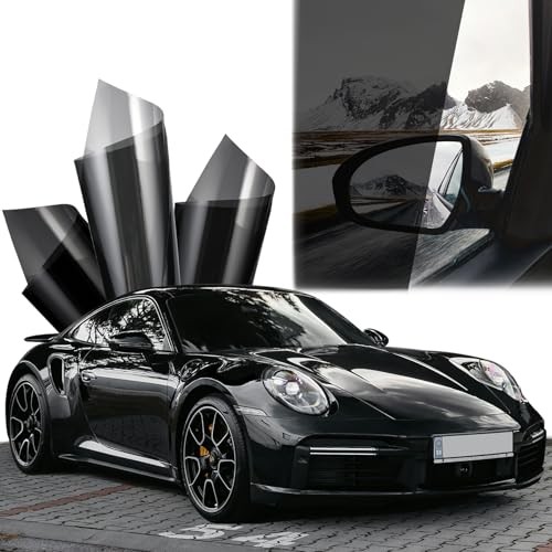 Black Ceramic Window Roll Tint Solar Film 35in x 15ft 15% Percent Vlt gallery