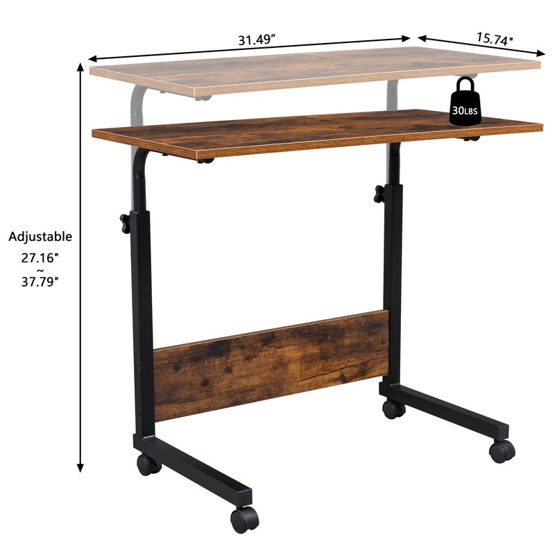 Chipboard & Steel Side Table with Baffle gallery