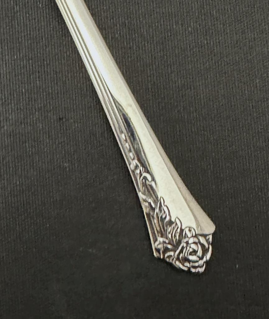 Excellent! ONEIDA Cube Stainless Steel DAMASK ROSE Teaspoon Silverware Flatware gallery
