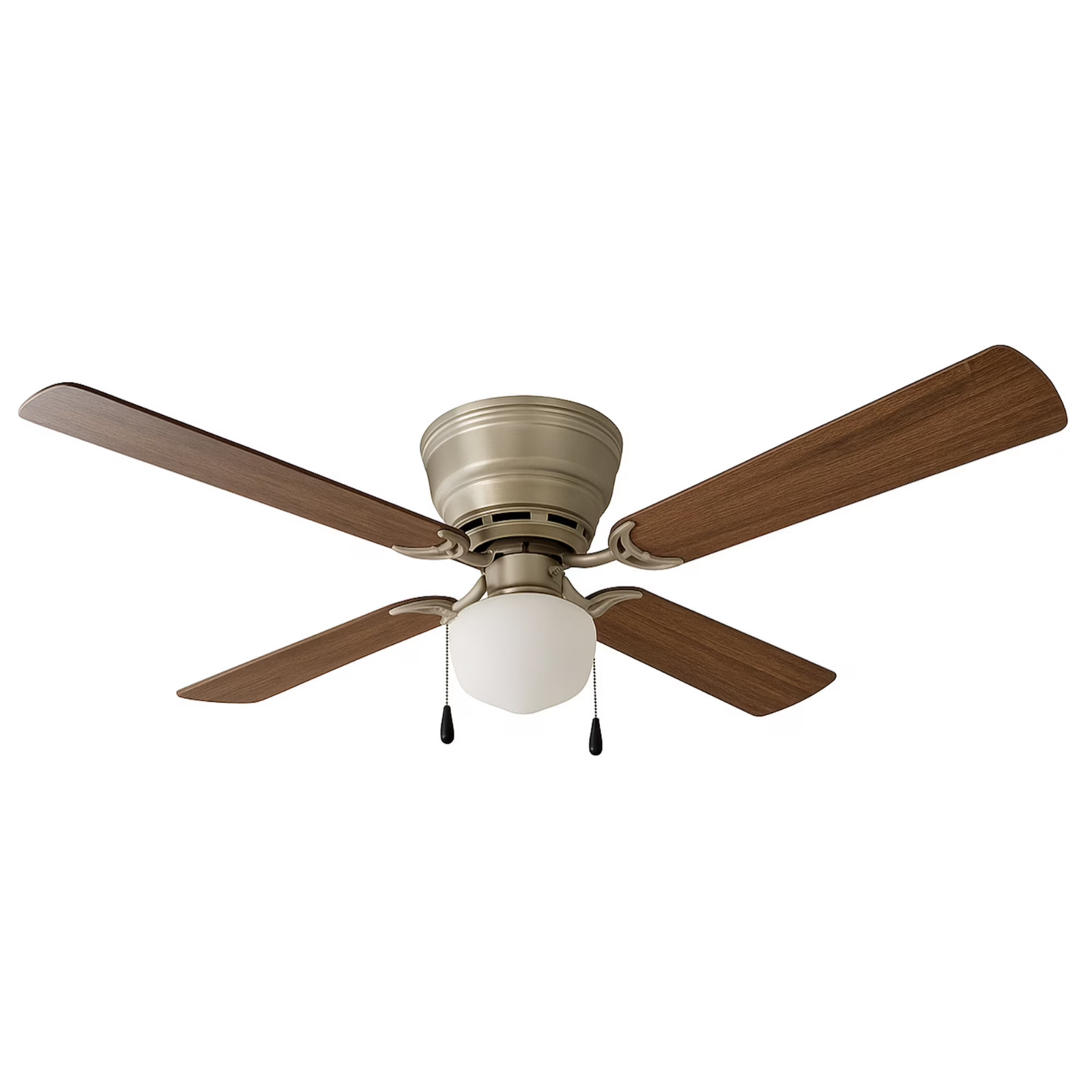 42" Hugger Metal Indoor Ceiling Fan with Light 4 Blades LED Bulb Reverse Airflow gallery