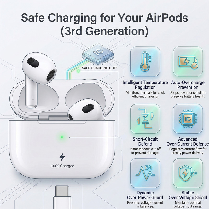 AirPods 3rd Generation Case - White (Case Only) gallery