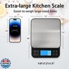 BOMATA Large Kitchen Scale with 0.1g/0.001oz High Precision, 5kg/11lb Bakery gallery