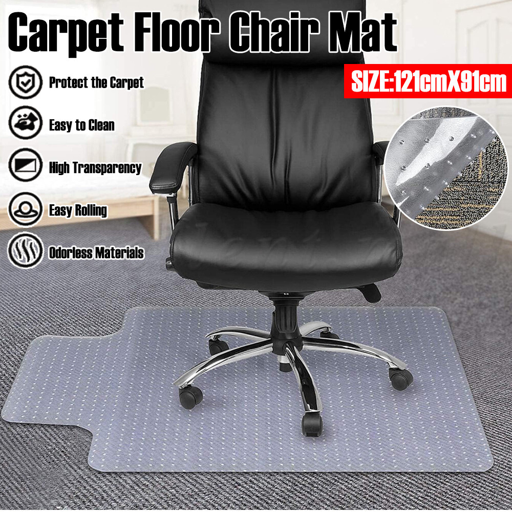 36"x48" Office Chair Mat Computer Desk Chair Mat for Carpet Floor w/Extended Lip gallery