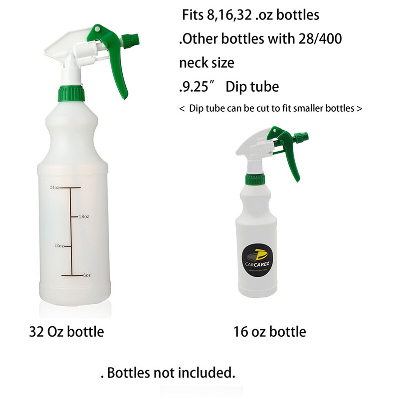 Plastic Spray Bottles (3-Pack) 32oz Squirt Bottles for All Cleaning Solutions gallery