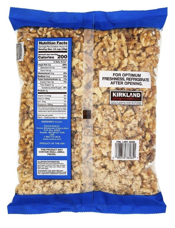 Kirkland Signature Walnuts, 3 lbs gallery