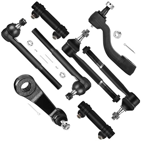 8pc Set Front Inner Outer Tie Rod End Idler Arm Pitman Arm Suspension Kit gallery