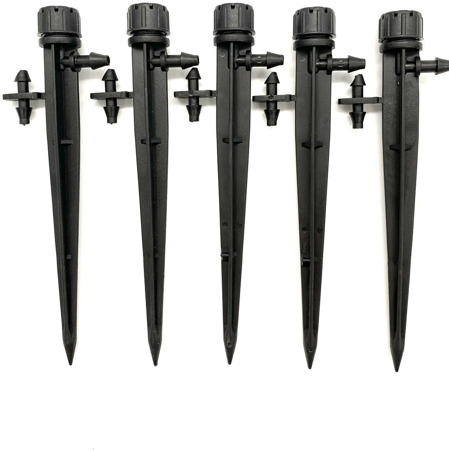 50pcs 360° Adjustable Water Flow Irrigation Drippers Stake Emitter Drip System gallery