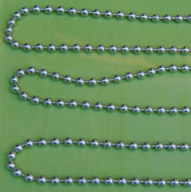 Roller Shade replacement chain 4.5mm Stainless Steel Ball Bead #10 + connectors gallery
