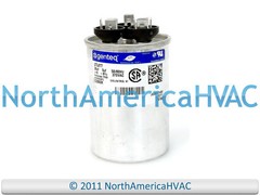 Capcom Capacitor Round Dual Run 30/5 uf 370 volt Fits GE Genteq Z97F9833 97F9833