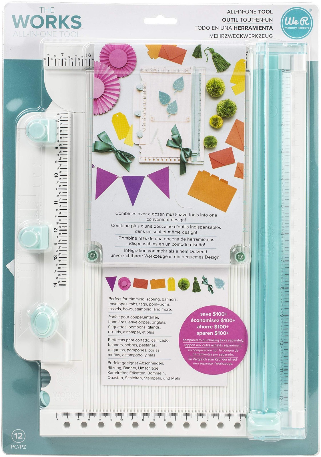 All-in-One Craft Tool Set - 12 Pieces for DIY Projects, Scrapbooking & More gallery