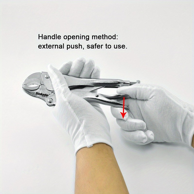 5-Piece Locking Pliers Set Pliers Tool Set Vice Grips with Chrome-vanadium Steel gallery