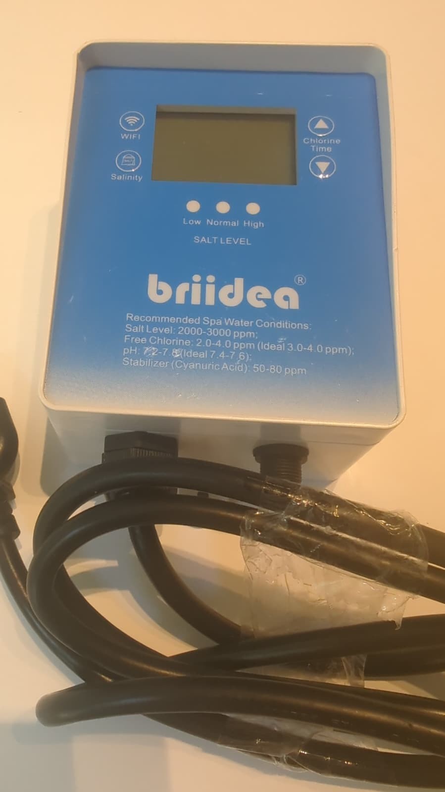 Briidea WiFi Salt Chlorine Generator Titanium Cell App 2000 Gal Swim Spa gallery