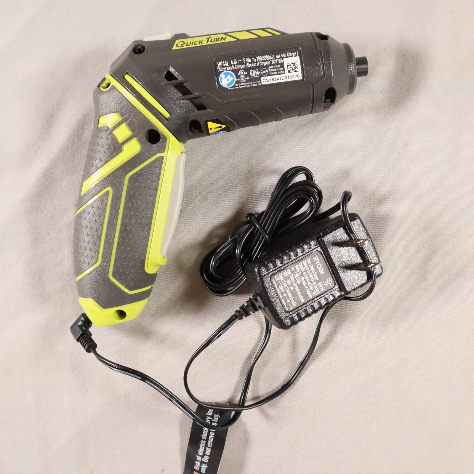 Ryobi HP44L 4V Lithium-Ion Screwdriver Compact Lightweight w/ Charger Tested gallery