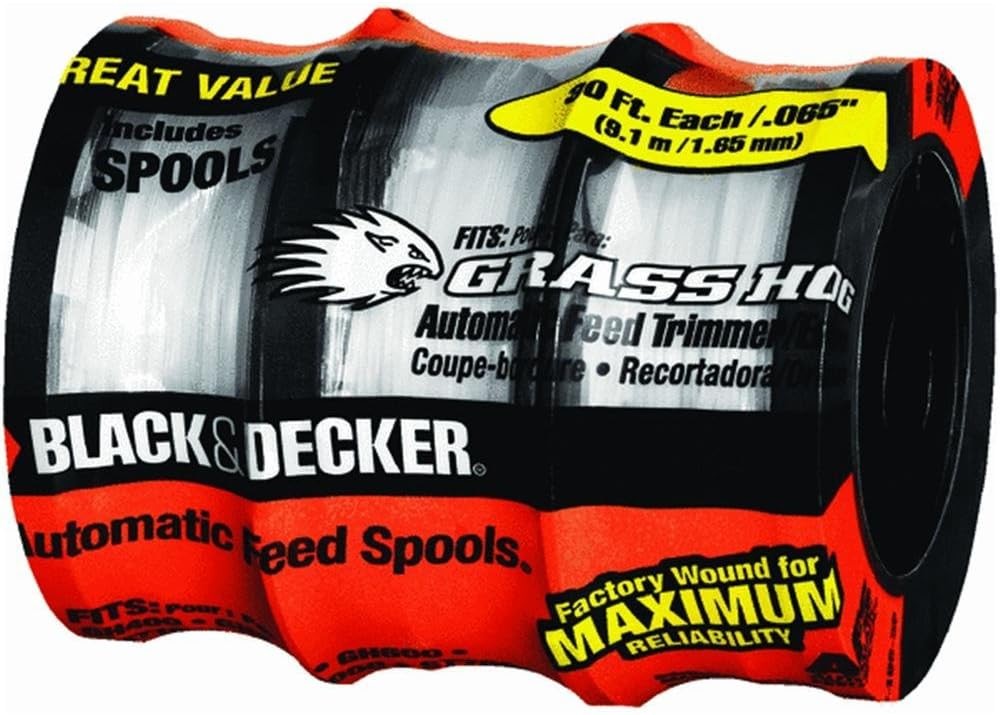 Black and Decker 3PK Replacement AFS Spools for String Trimmers - AF-100-3ZP1 gallery