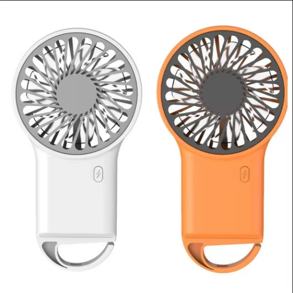 Foldable Mini USB Fan Rechargeable Handheld Desktop Portable Hook Outdoor gallery