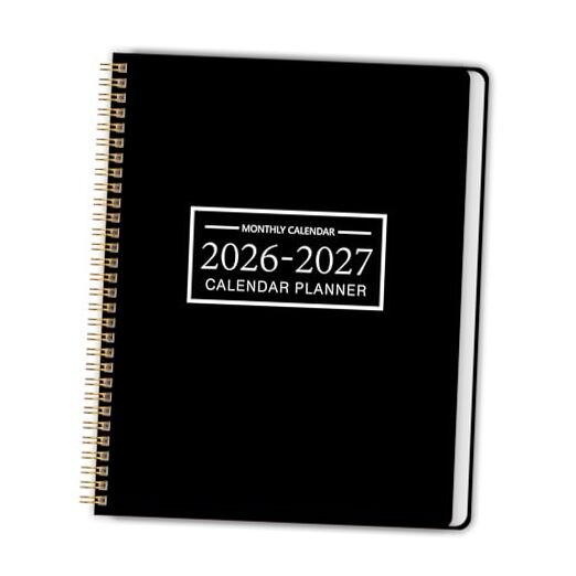Monthly Planner Jan 2026 - Dec 2027, Monthly Planner for 24 Monthes, Black gallery