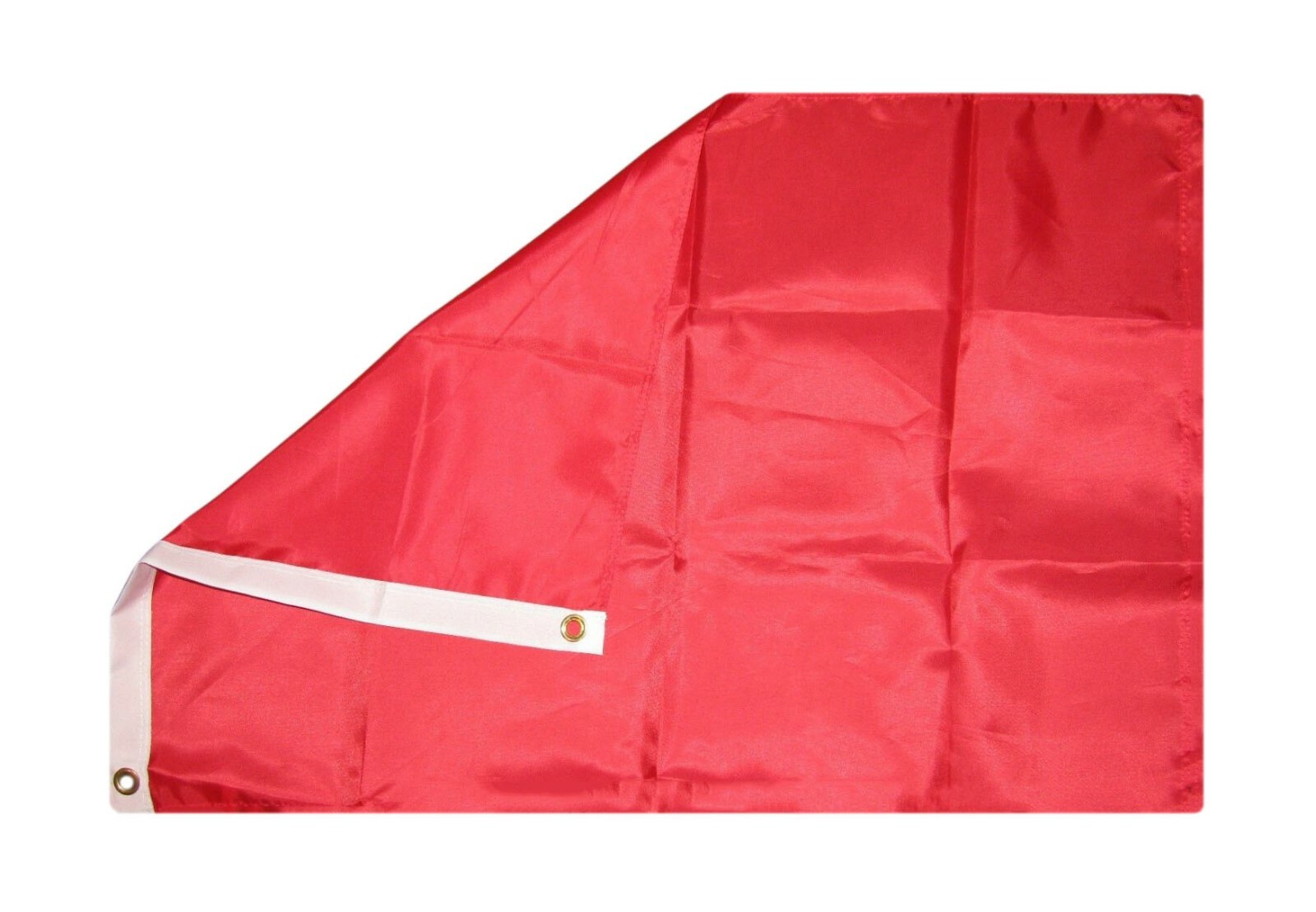 (2 pack lot) 2x3 Red Solid Plain Blank Color Flag 2'x3' Banner Grommets gallery