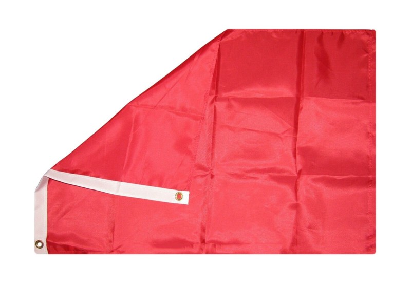 (2 pack lot) 2x3 Red Solid Plain Blank Color Flag 2'x3' Banner Grommets gallery