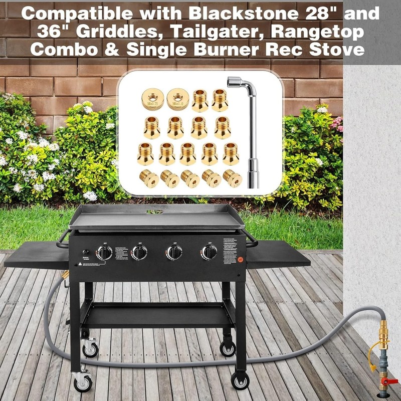 Natural Gas Conversion Kit for Blackstone Griddles 28-36 Inch Propane to Natu... gallery