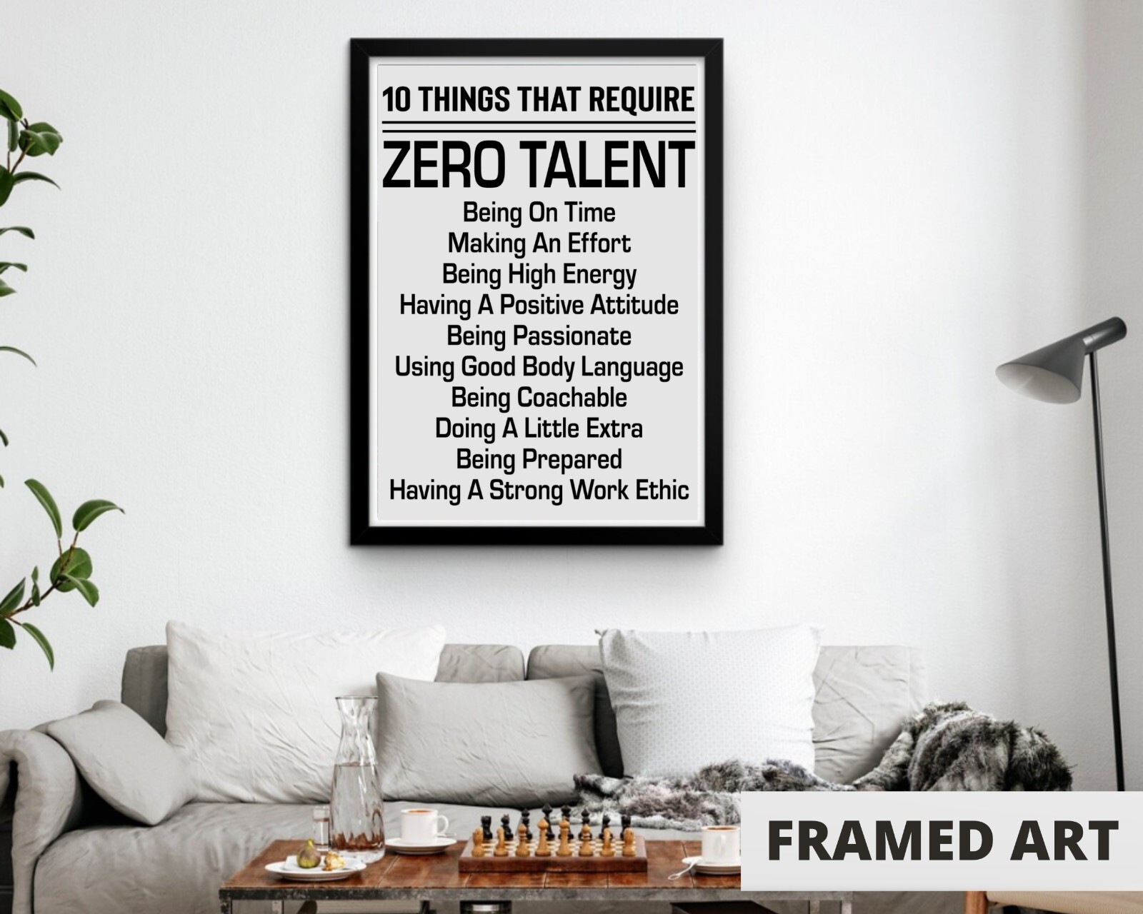 Inspirational Quotes Motivational Poster Framed 11x17" Gift for Her Him Children gallery
