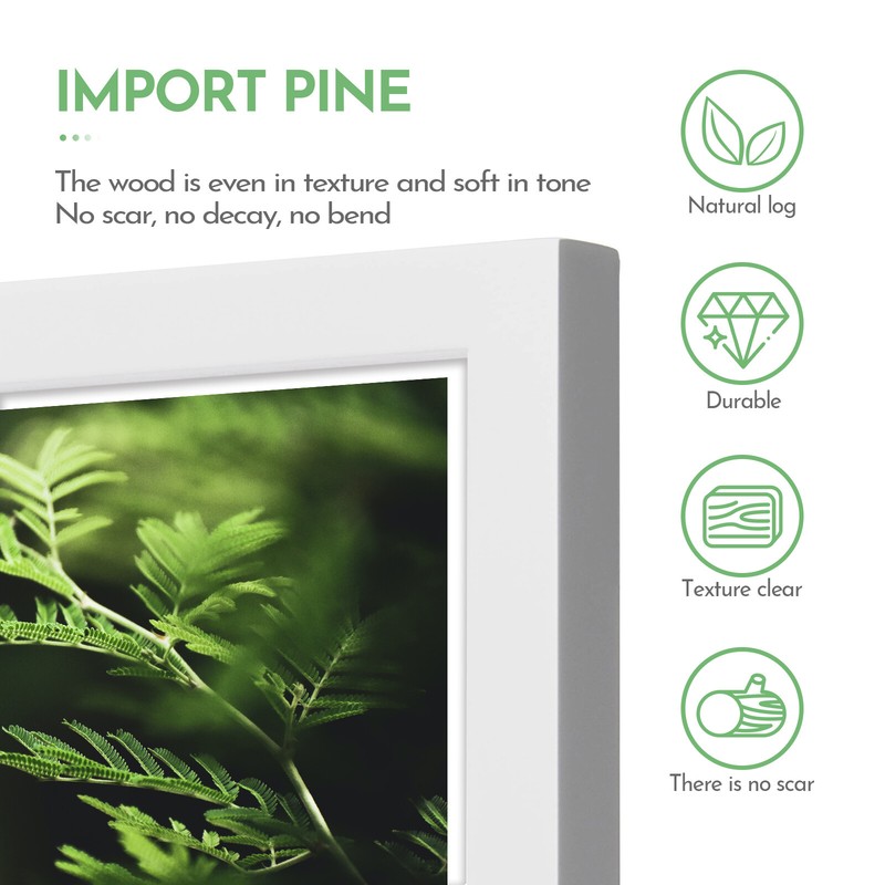 Picture Frames Solid Wood Photo Frame 8x10" 12x16" 16x20" Wall Tabletop Display gallery