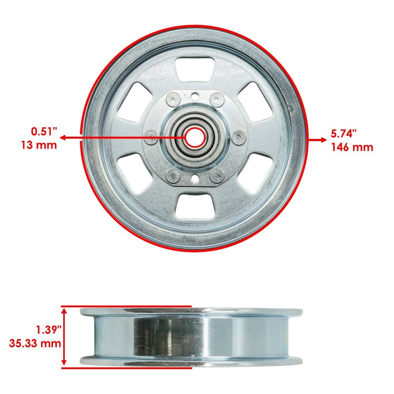 Deck Spindle Pulley Blade Belt for Bad Boy MZ & MZ Magnum 42" 2019-2022 gallery