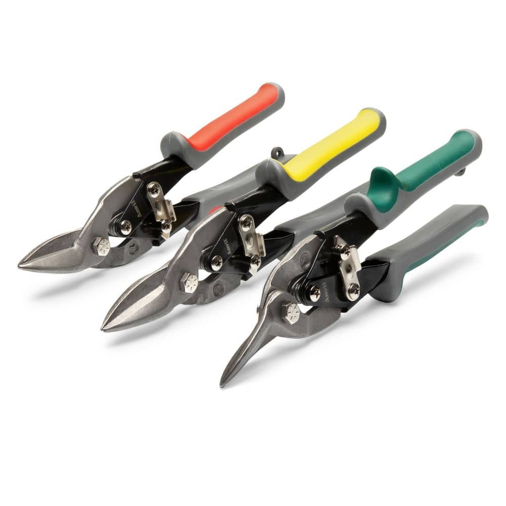 Anvil Straight, Left, and Right Cut Aviation Snip Set (3-Piece) gallery